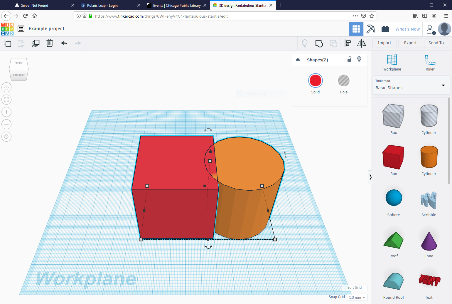 What Does Tinkercad Measure In